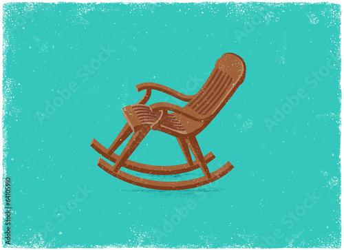 Retro rocking chair