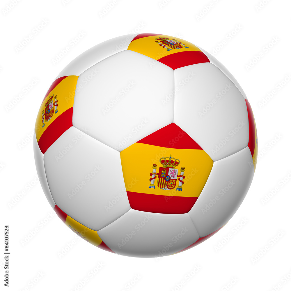 Fototapeta premium Spanish soccer ball