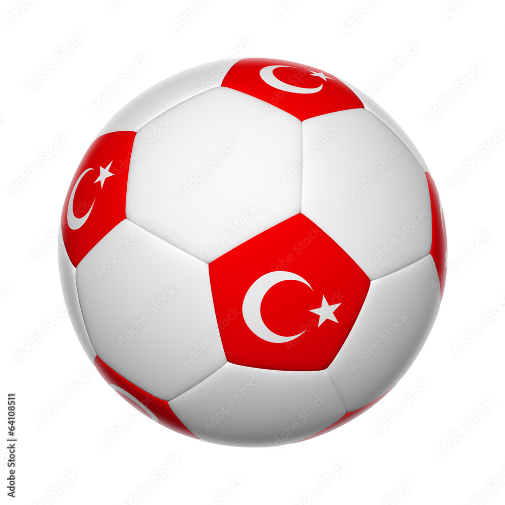 Obraz premium Turkish soccer ball