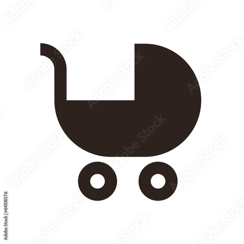 Baby carriage symbol