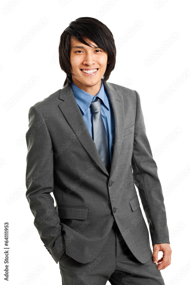 Handsome Chinese young businessman portrait Handsome Chinese young businessman portrait