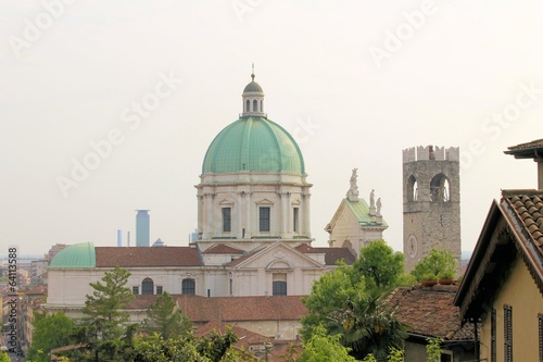cathedral of Brescia in northern Italy photo