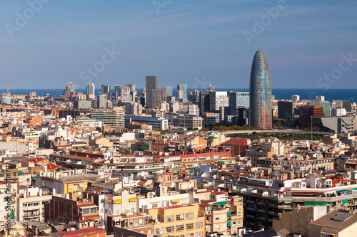 Panorama di Barcellona, Spagna