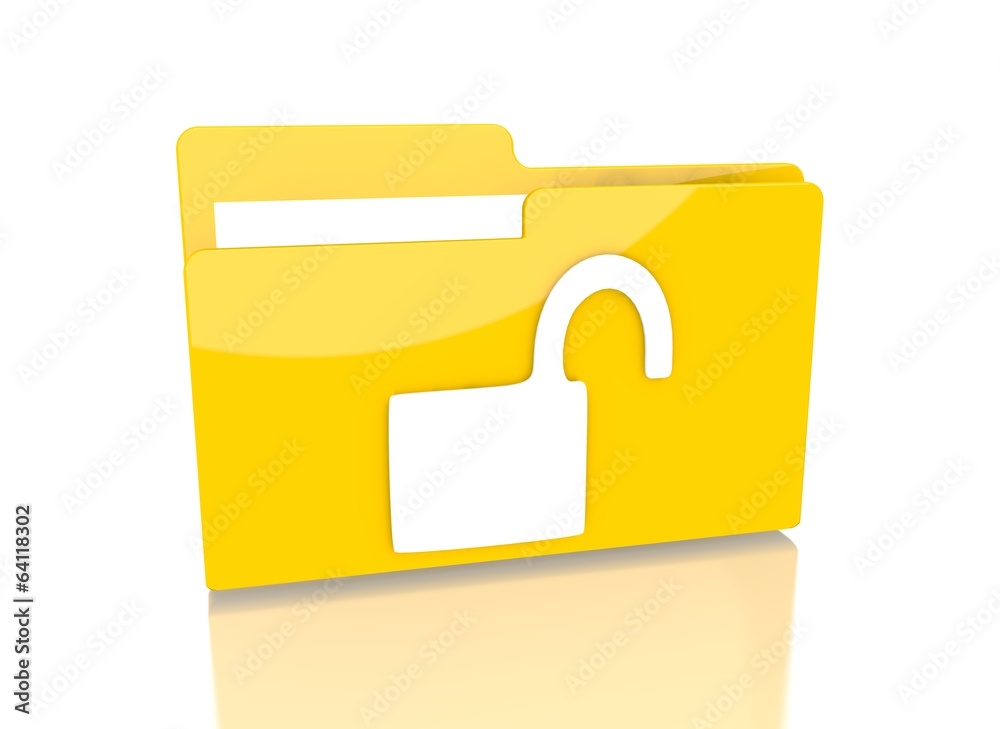 file folder with unsafe symbol file folder with unsafe symbol