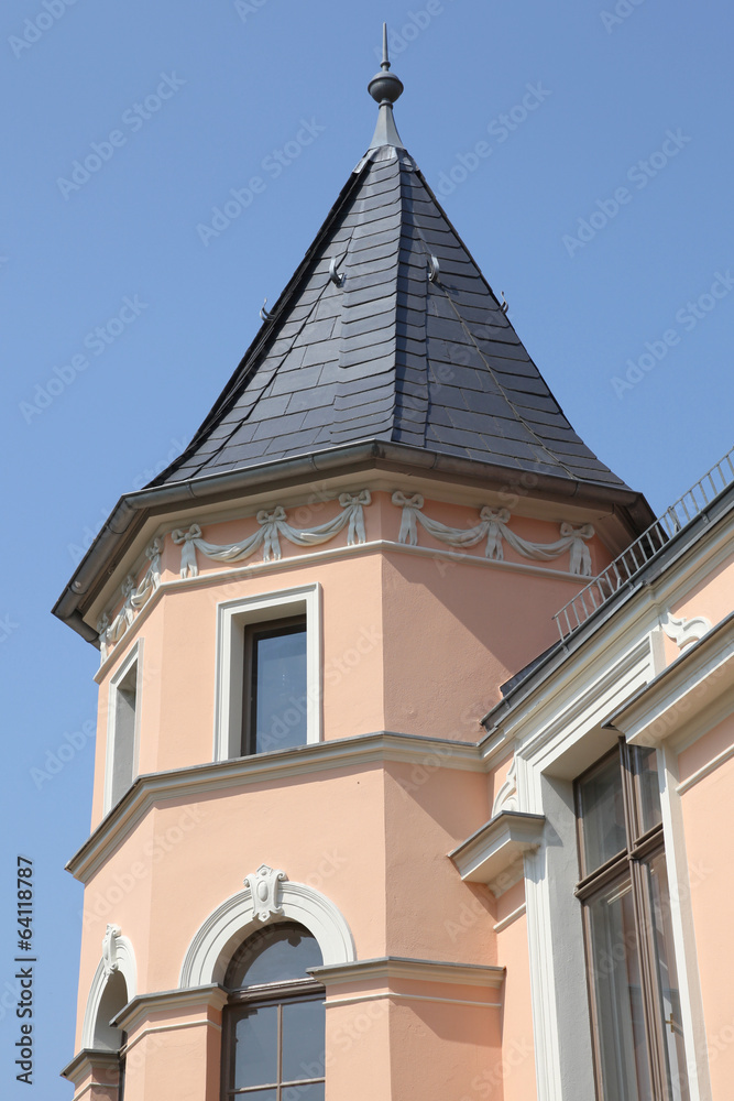 Erkerturm eines Stadthauses Erkerturm eines Stadthauses