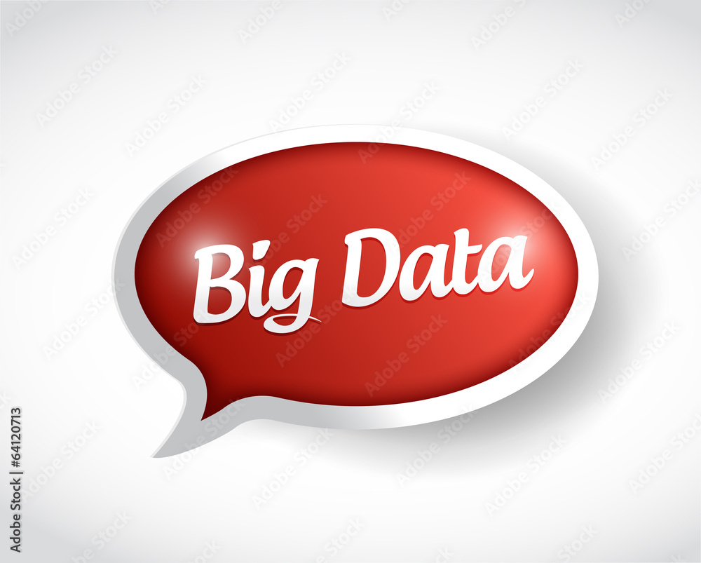 big data message bubble illustration design big data message bubble illustration design
