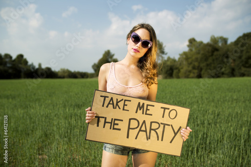 summer party girl