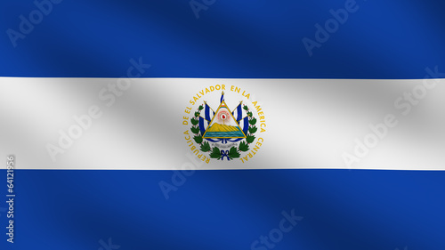 El Salvadoran flag photo