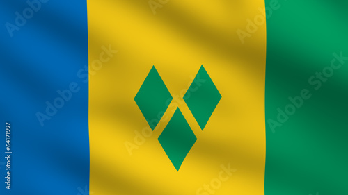 Saint Vincent and the Grenadines Flag photo