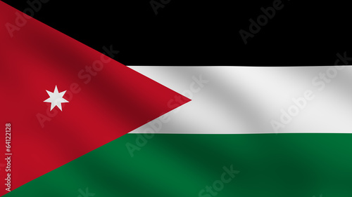 Free Download Jordanian flag - GFXLoad