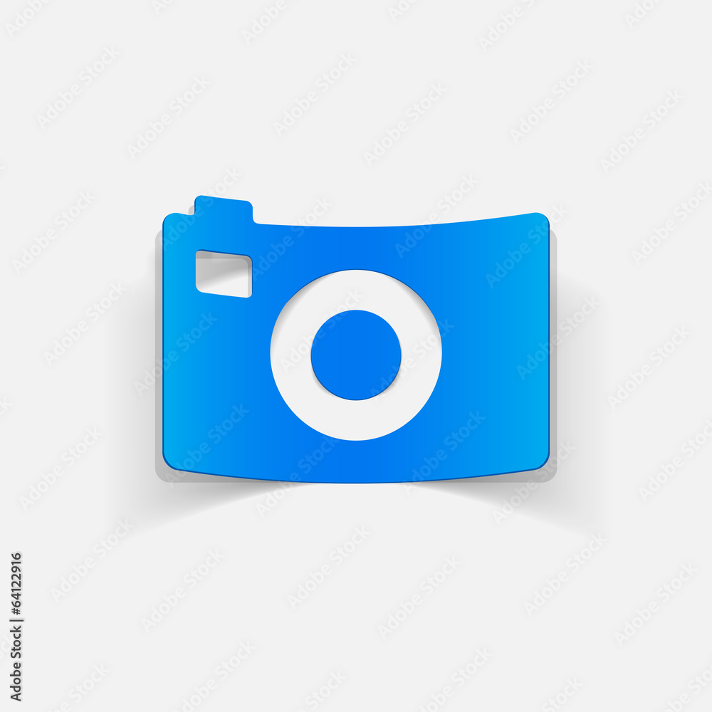 realistic design element: camera realistic design element: camera