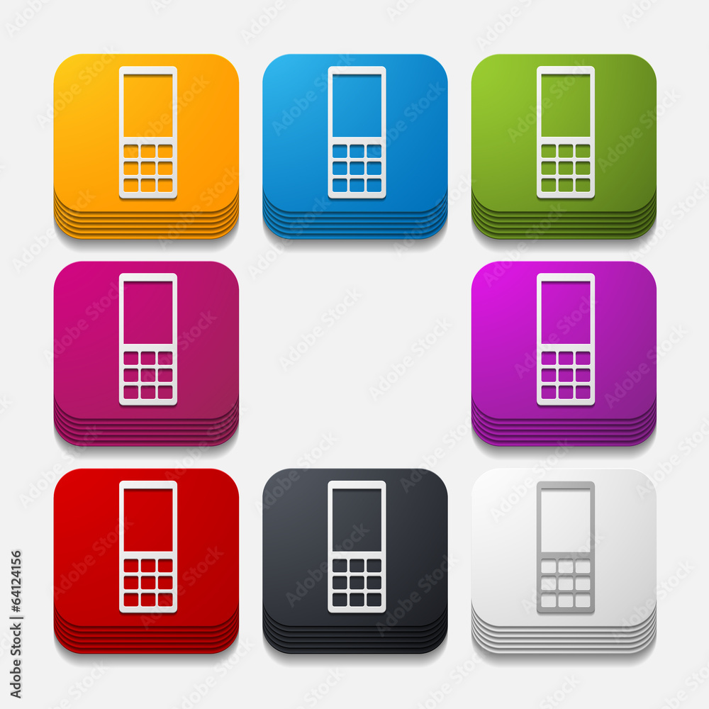 square button: phone square button: phone
