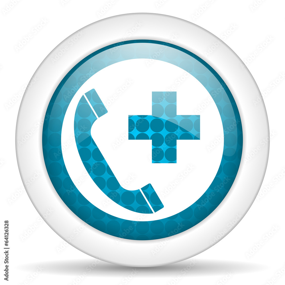 Obraz premium emergency call icon