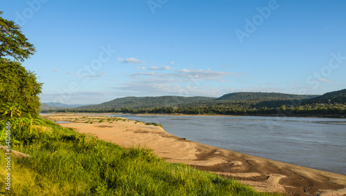 Mekong river in summer season, Thailand