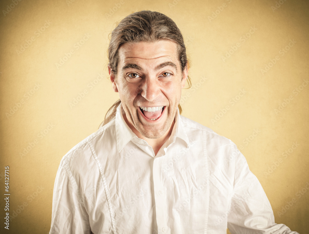 Obraz premium laughing man