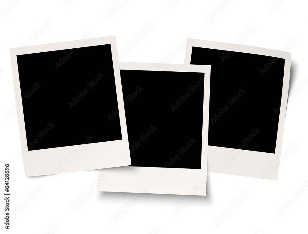 leere Polaroid mit Klebeband leere Polaroid mit Klebeband