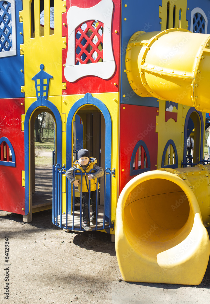 Child at a playground