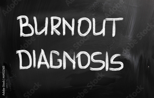 Burnout Diagnosis Concept