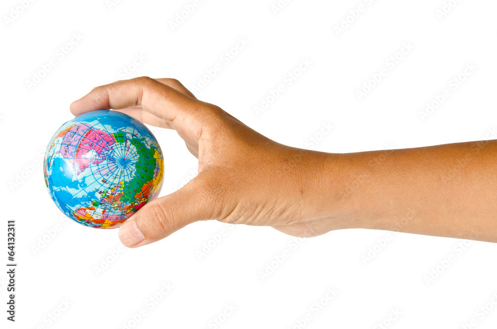 Hand and world Hand and world