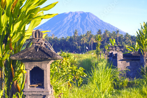 Mt. Agung, Amed, Bali. photo