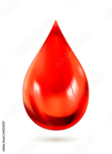 Drop of blood, vector icon