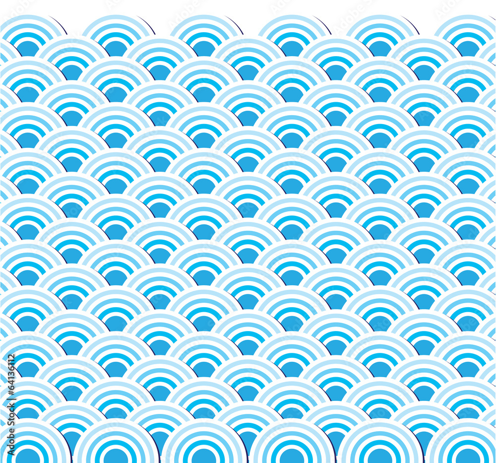 Pattern wave of sea japanese style Pattern wave of sea japanese style