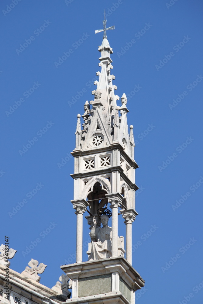 Baroque decorations on St. Mark Cathedral in Venice, Italy