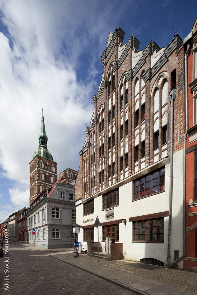 Obraz premium Stralsund im Frühling