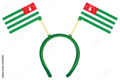 Headgear flag Abkhazia