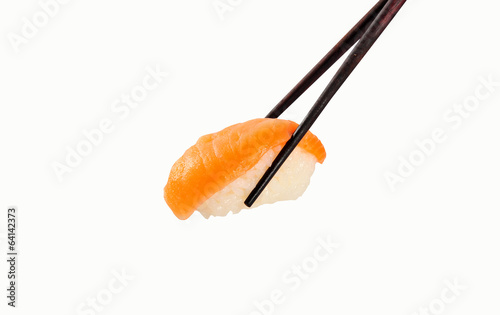 sushi on chopstick