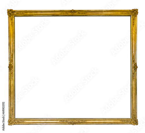 thin golden antique frame