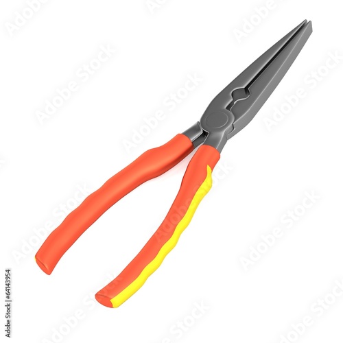 realistic 3d render of pliers