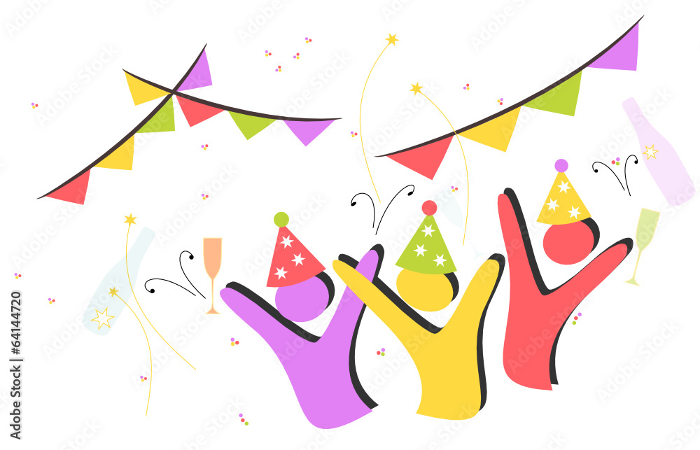 Fête vector de Stock | Adobe Stock