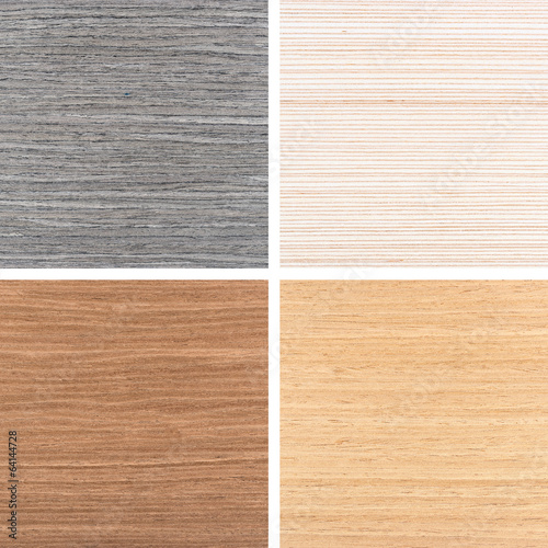 Set of four wooden texture backgrounds