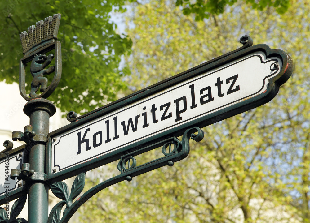 Obraz premium Kollwitzplatz Berlin