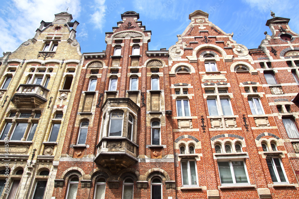 The historic buildings. Ghent , Belgium