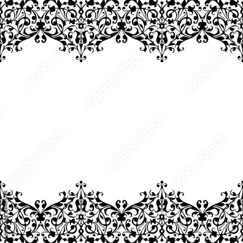 Monochrome ornament.