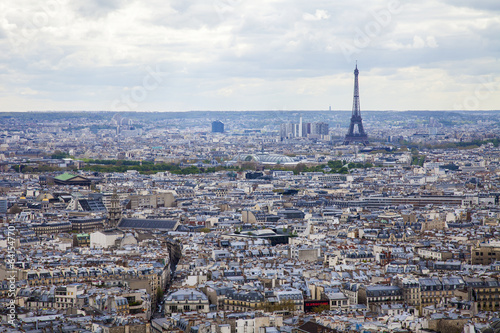 Paris, France. View of the city from Sacre Coeur photo