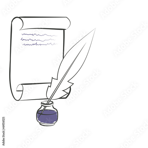 inkwell pen paper