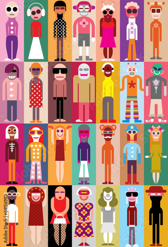 People vector illustration