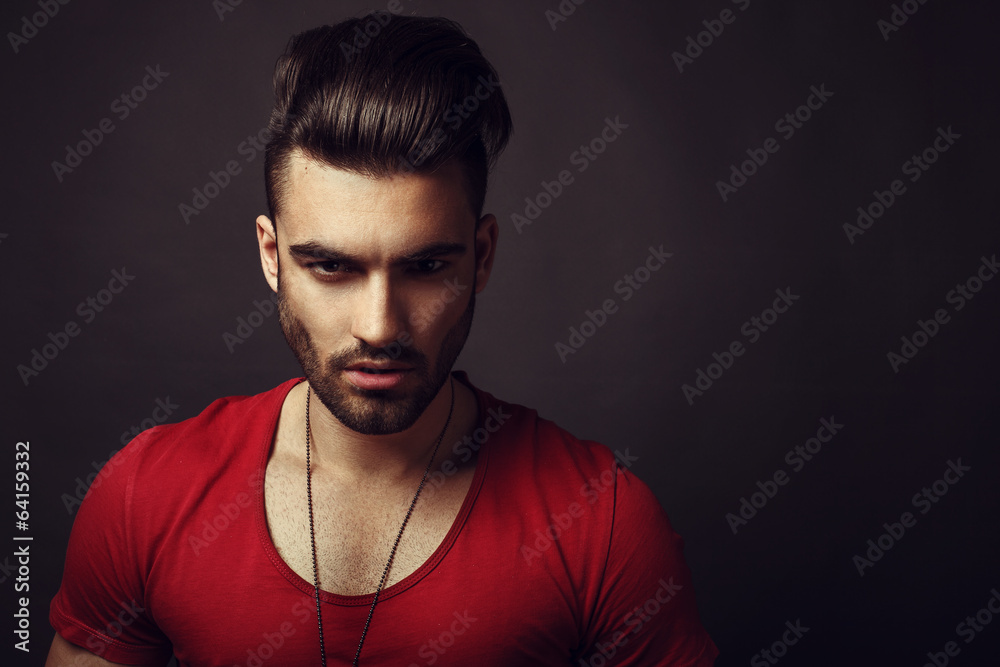 Fototapeta premium Male beauty portrait