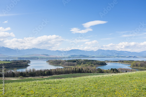 lake in spring