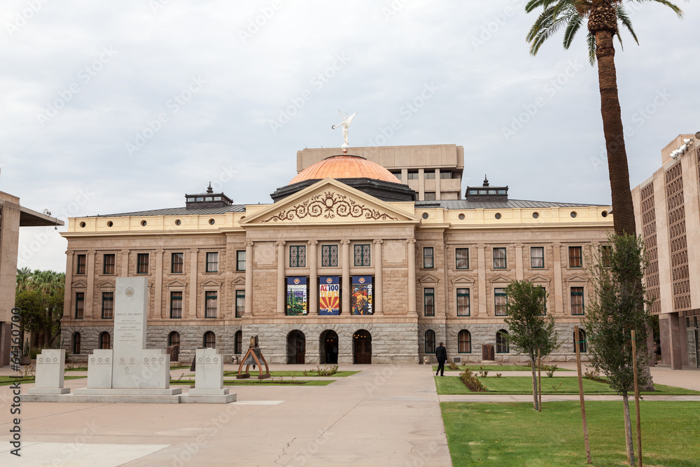 Obraz premium Arizona State House and Capitol Building in Phoenix, AZ