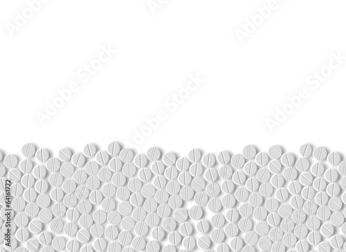 realistic background of pills