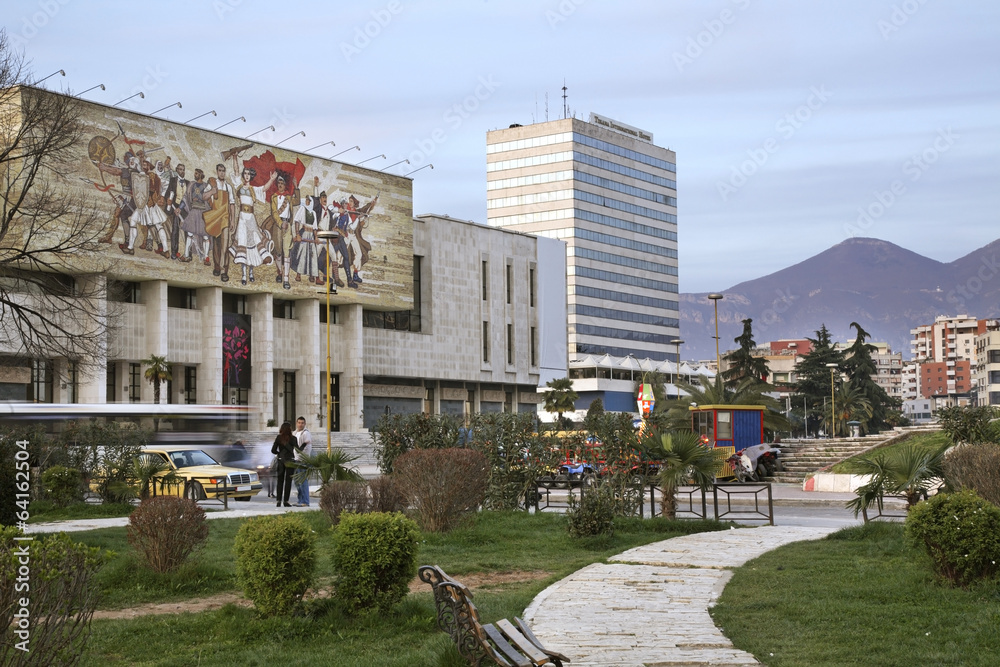 National History Museum in Tirana. Albania