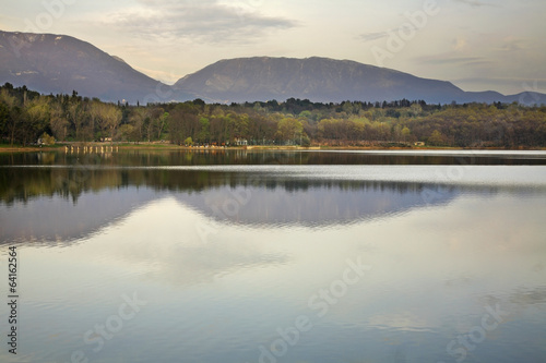 Artificial Lake. Albania