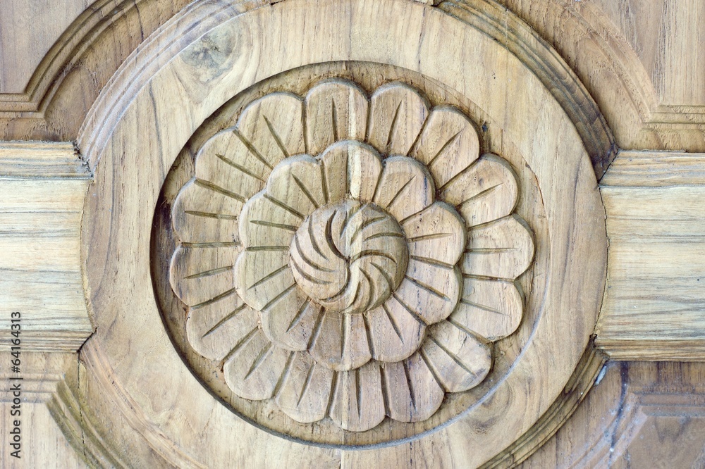 Carved wooden door 1 Carved wooden door 1