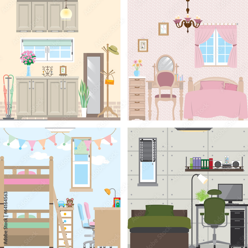 Illustration of room