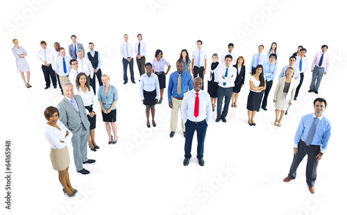 Large Group of Business People