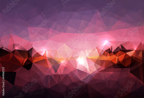 Abstract polygonal background
